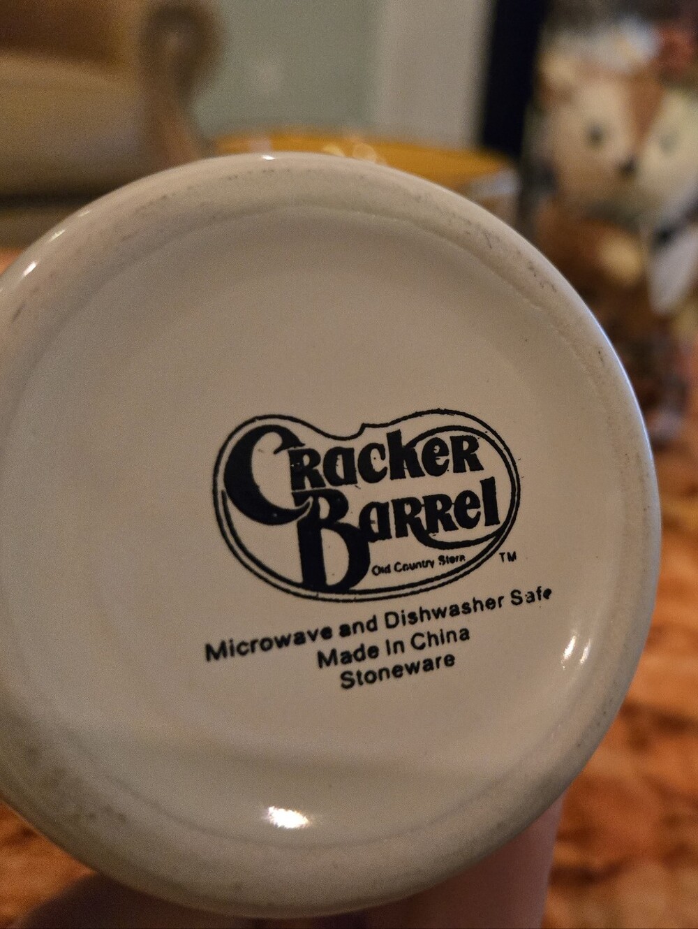 Cracker Barrel Set of 4 Fall Autumn Leaf Ceramic Coffee Mugs - Picture 4 of 7